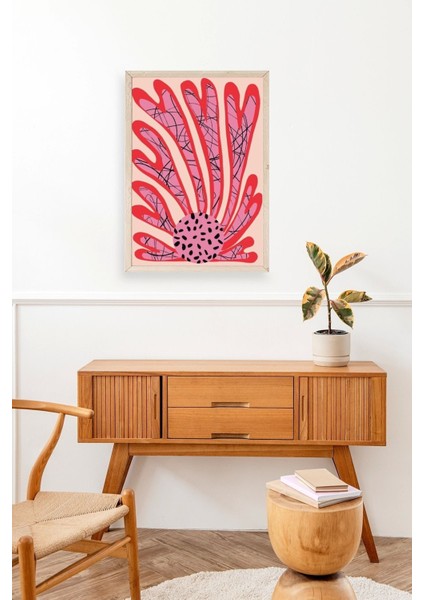 Çiçek Ahşap Çerçeveli Tablo modelleri