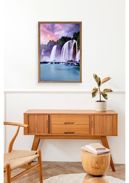 Manzara Doğa Ahşap Çerçeveli Tablo modelleri