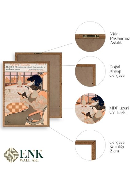 De Feure Ahşap Çerçeveli Tablo fırsatları