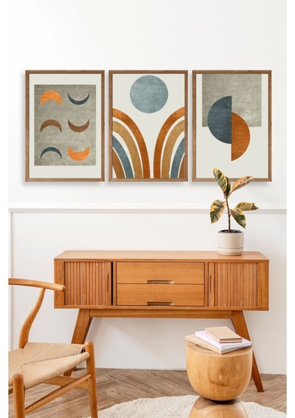 Soyut Ahşap Çerçeveli Tablo modelleri