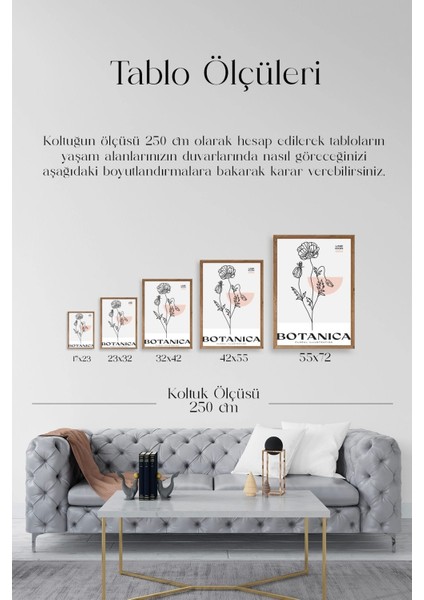 Çiçek Ahşap Çerçeveli Tablo indirimleri