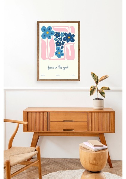 Çiçekler Ahşap Çerçeveli Tablo modelleri