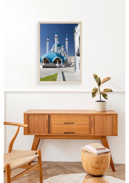 Kabe Camii Ahşap Çerçeveli Tablo modelleri