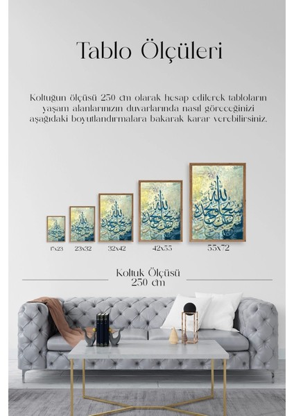 Hat Yazısı Ahşap Çerçeveli Tablo indirimleri