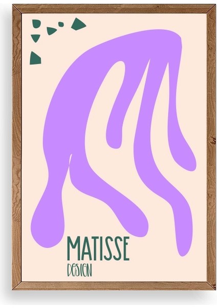 Soyut Ahşap Çerçeveli Tablo