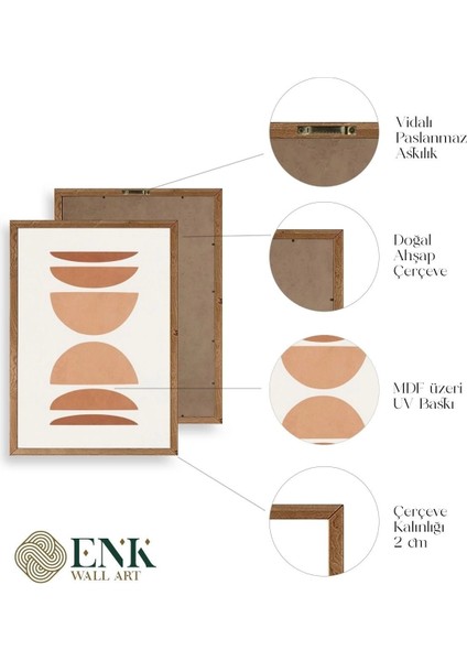 Modern Üçlü Ahşap Çerçeveli Tablo fırsatları