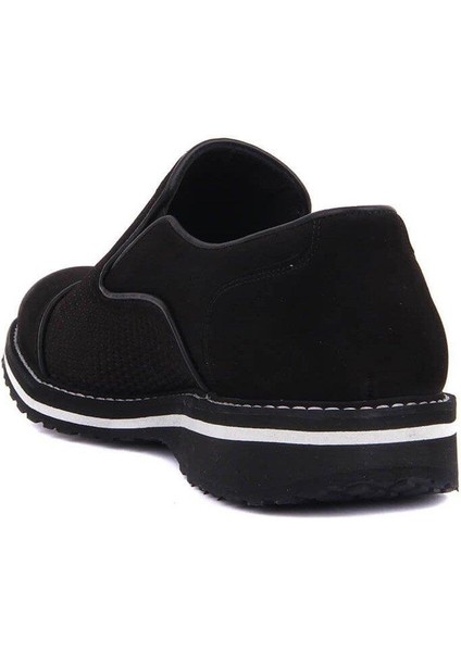 Bağcıksız Siyah Nubuk Erkek Günlük Ayakkabı 9525 983 46 fırsatları