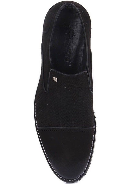 Bağcıksız Siyah Nubuk Erkek Günlük Ayakkabı 9525 983 46 indirimleri