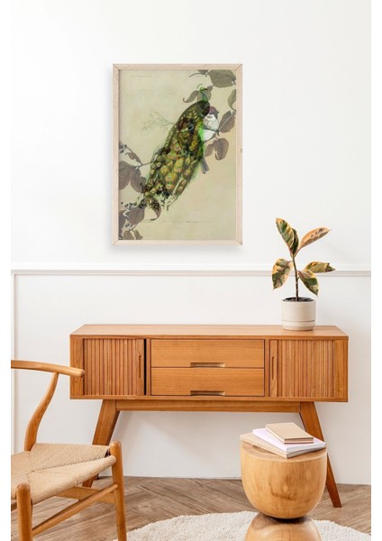 Kuş Ahşap Çerçeveli Tablo modelleri