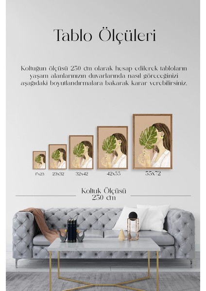 Kadın Ahşap Çerçeveli Tablo indirimleri