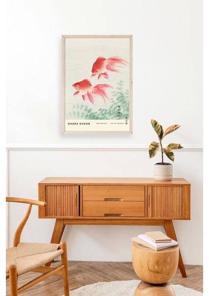 Ohana Koson Ahşap Çerçeveli Tablo modelleri