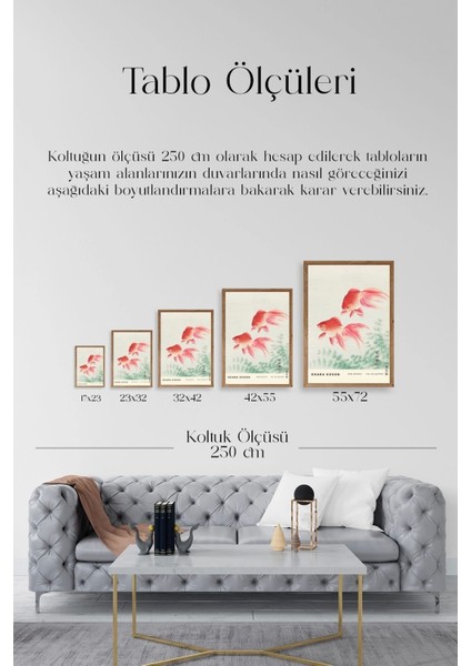 Ohana Koson Ahşap Çerçeveli Tablo indirimleri