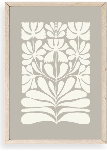 Desen Ahşap Çerçeveli Tablo