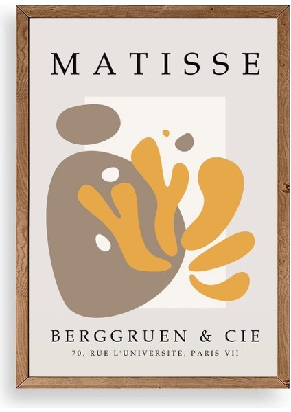 Modern Ahşap Çerçeveli Tablo