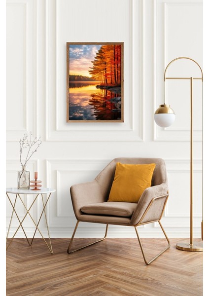 Manzara Ahşap Çerçeveli Tablo fiyatları