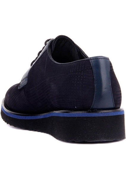 Bağcıklı Lacivert Nubuk Erkek Günlük Ayakkabı 6510 821 908