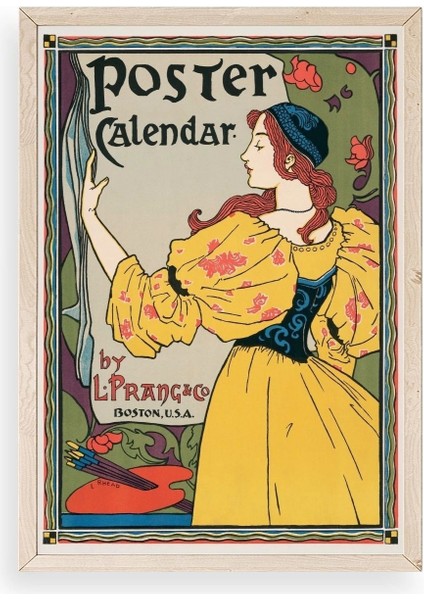 L. Prang Ahşap Çerçeveli Tablo