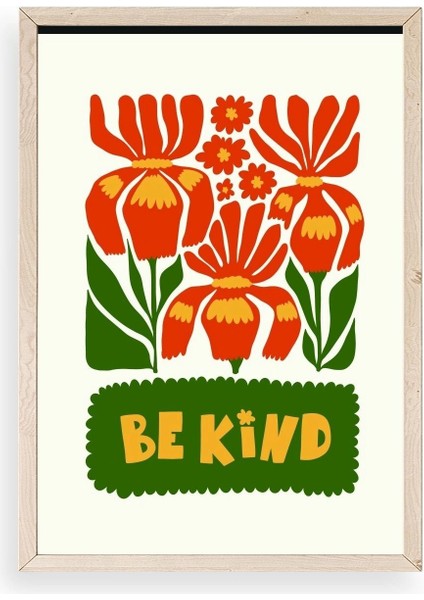 Motto Ahşap Çerçeveli Tablo