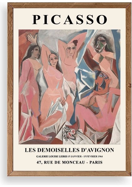 Picasso Ahşap Çerçeveli Tablo