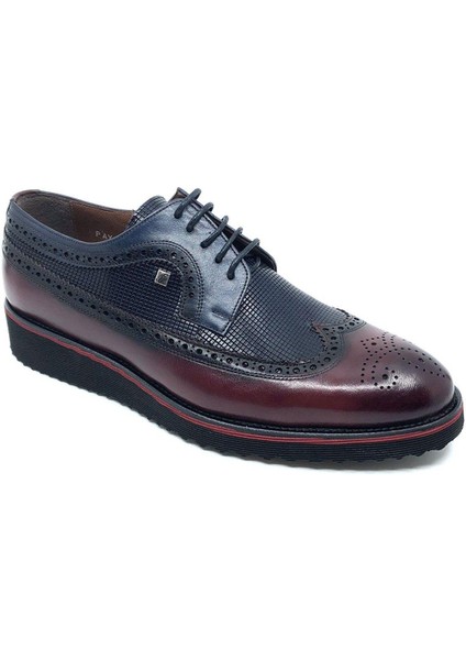 Bordo Lacivert Günlük Erkek Ayakkabı 1106 43 816 158