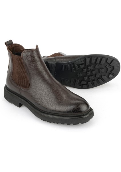 , Erkek Hakiki Deri Bot 1531007Z8261 Kahve fırsatları