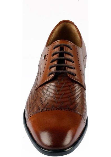 Bağcıklı Taba Hakiki Deri Erkek Klasik Ayakkabı 9593 875