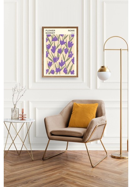 Çiçek Ahşap Çerçeveli Tablo fiyatları