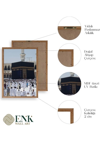 Kabe Ahşap Çerçeveli Tablo fırsatları