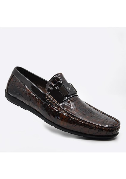 Kahve Hakiki Deri Erkek Loafer - Rok Ayakkabı 2094 586 851