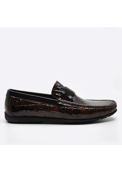 Kahve Hakiki Deri Erkek Loafer - Rok Ayakkabı 2094 586 851 modelleri