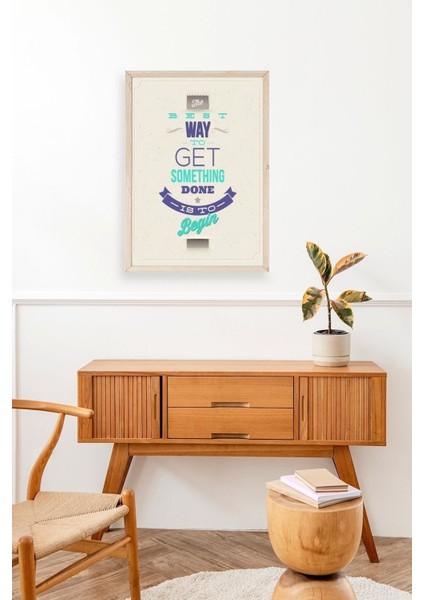 Motto Ahşap Çerçeveli Tablo modelleri