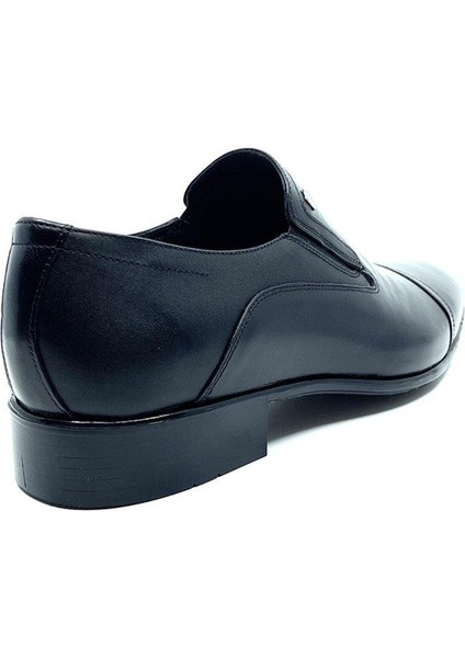 Siyah Hakiki Deri Klasik Erkek Ayakkabı 3015-3 46