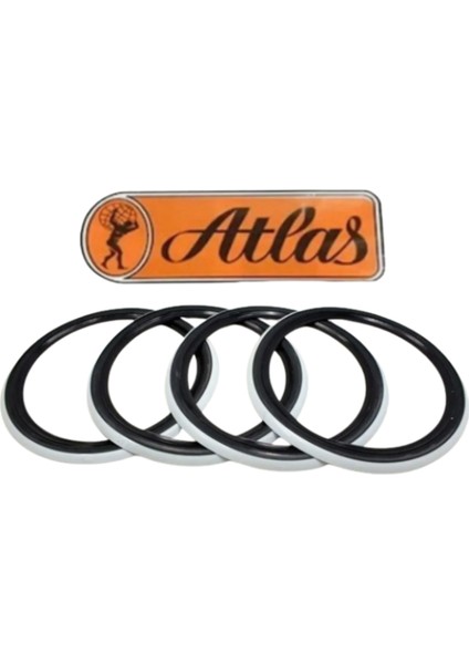 Lastik Yanak 15 Jant Siyah Beyaz 4’lü Takım Çift Renk Yanak