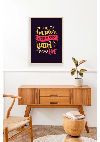 Motto Ahşap Çerçeveli Tablo modelleri