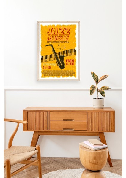 Jazz Ahşap Çerçeveli Tablo fiyatları