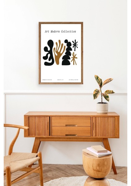 Soyut Ahşap Çerçeveli Tablo fiyatları