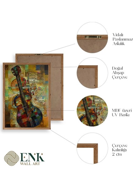 Keman Ahşap Çerçeveli Tablo fırsatları