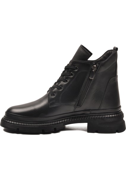 Siyah Hakiki Deri Içi Polarlı Kadın Bot Z505 Z fırsatları