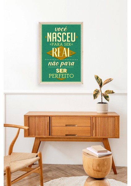 Motto Ahşap Çerçeveli Tablo modelleri