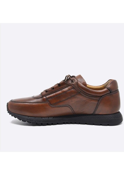 Hakiki Deri Taba Sneaker Erkek Ayakkabı 2773 686