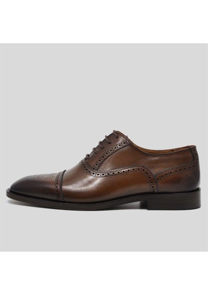 Hakiki Deri Erkek Klasik Ayakkabı Taba 9750 fırsatları