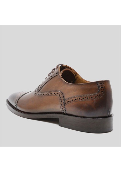 Hakiki Deri Erkek Klasik Ayakkabı Taba 9750