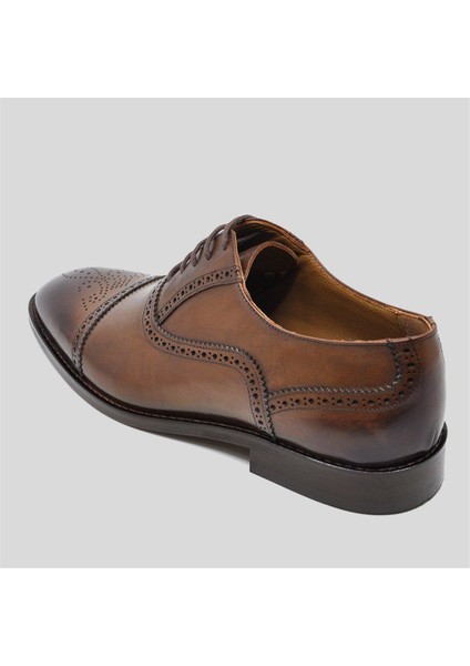 Hakiki Deri Erkek Klasik Ayakkabı Taba 9750