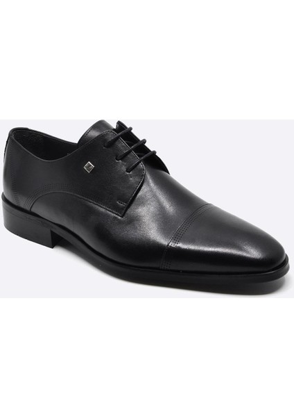 Siyah Hakiki Deri Bağcıklı Klasik Erkek Ayakkabı 2886 114 fiyatları
