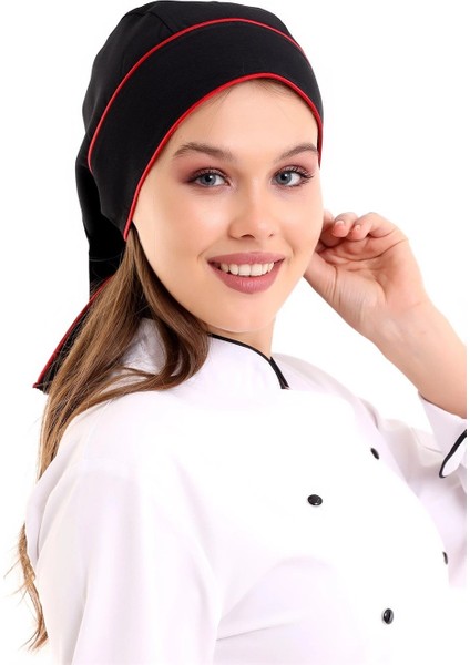 Kuyruklu Bone - Siyah-Kırmızı modelleri