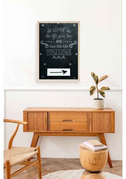 Motto Ahşap Çerçeveli Tablo modelleri