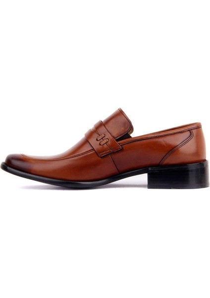 Bağcıksız Taba Deri Erkek Klasik Ayakkabı 1390 875 860 modelleri