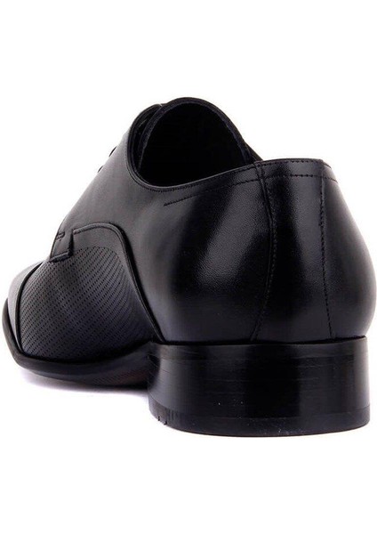 Bağcıklı Siyah Deri Erkek Klasik Ayakkabı 2239 114