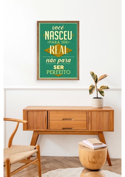 Motto Ahşap Çerçeveli Tablo modelleri