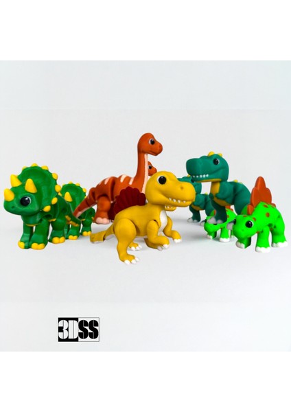 Mini Dinozor Figürleri 5’li Set | Çocuklar Için Hediyelik Oyuncak | Pinyata Dolum